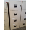 Beige Fire Proof 4 Drawer Vertical Legal File Cabinet